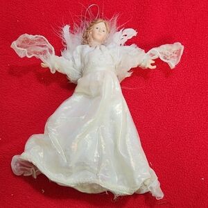 Elegant White Angel Figurine